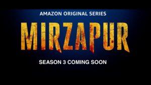 Mirzapur Season 3 Announcement | Teaser